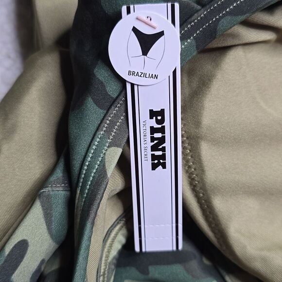 1342 NWT Pink Victoria's Secret Low-Back One-Piece Swimsuit Sz XL - Picture 7 of 9